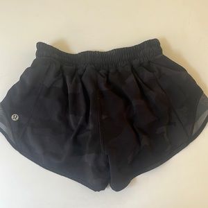 Lululemon mini running shorts
